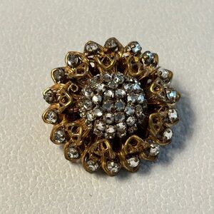 Vintage Miriam Haskell Signed Rosette